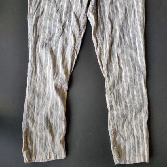 Loft Striped Ankle Cut Pants - Picture 6 of 9